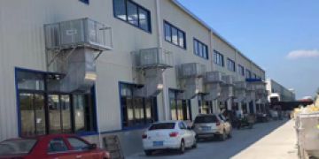 解決高大型廠房降溫通風問題，用工業(yè)水冷環(huán)?？照{就行