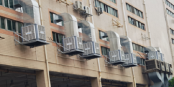 高溫工業(yè)廠房車間降溫用工業(yè)環(huán)?？照{(diào)，比工業(yè)風(fēng)扇還節(jié)能省電效果好